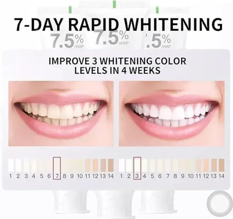 7.5% Nano Hydroxyapatite Teeth Whitening Toothpaste 120GM - Image 6