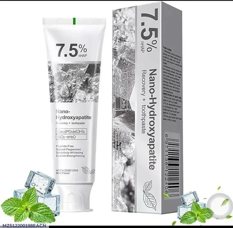 7.5% Nano Hydroxyapatite Teeth Whitening Toothpaste 120GM - Image 7