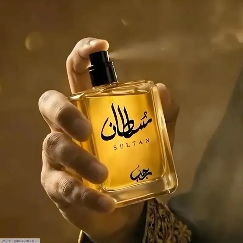 Sultan Zircon Citrus Perfume 50ml Men Yellow Glass Bottle - Image 4