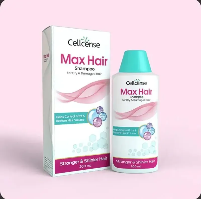 Cellcense Max Hair Shampoo(For Dry & Damaged Hair) - Image 2