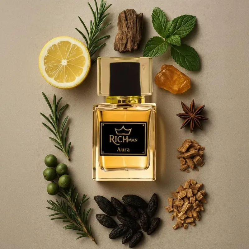 Aura Perfume for Men 50ml Long Lasting Spicy Oud Scent - Image 3