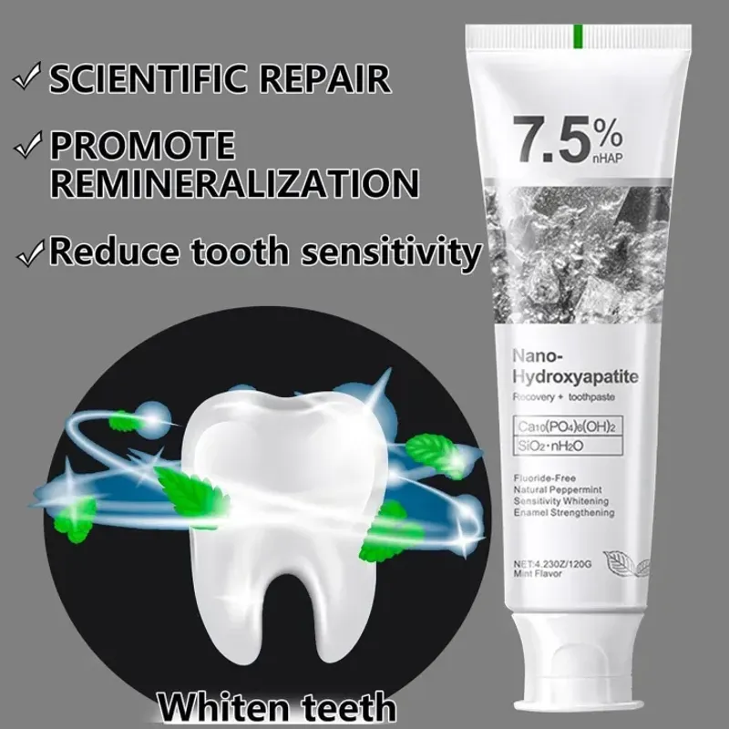 7.5% Nano Hydroxyapatite Teeth Whitening Toothpaste 120GM - Image 6