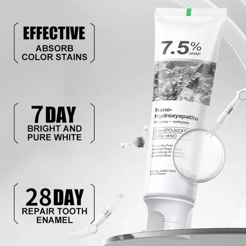 7.5% Nano Hydroxyapatite Teeth Whitening Toothpaste 120GM - Image 7