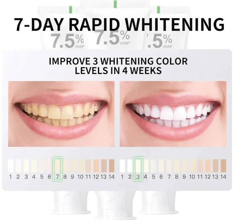 NanoHydroxapatite Teeth Whitening Toothpaste 7.5% - Image 3
