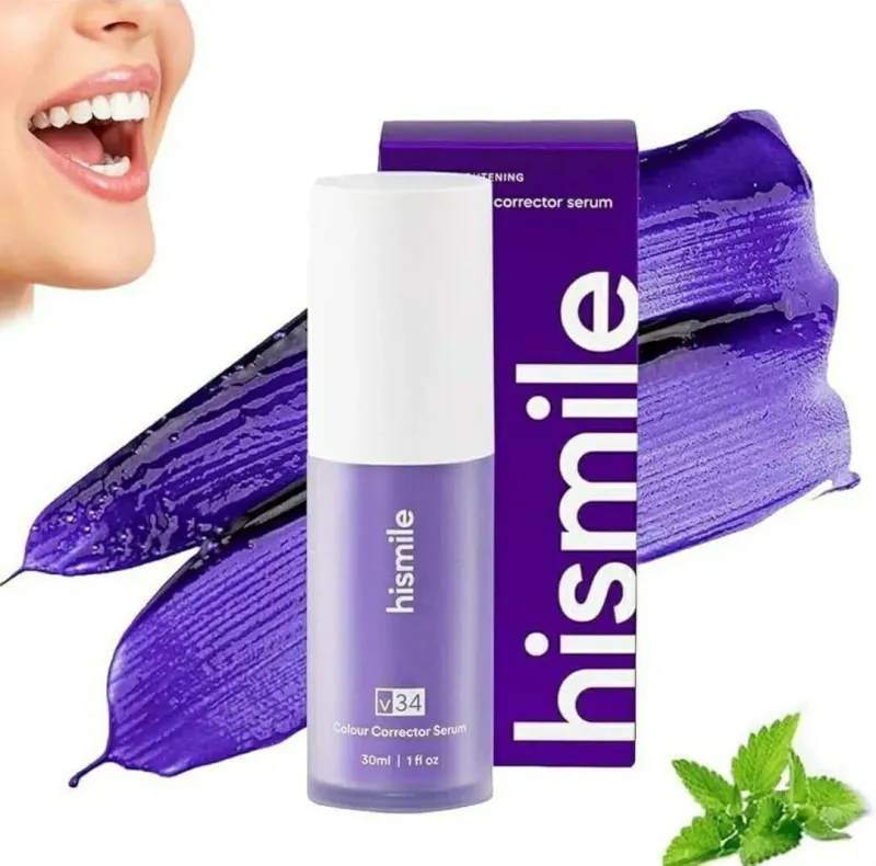V34 Colour Corrector Serum Purple 30ml Whitening Formula - Image 3