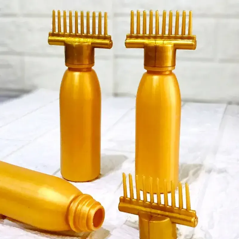 Hair Oil Applicator Comb Bottle 130ml - Image 2