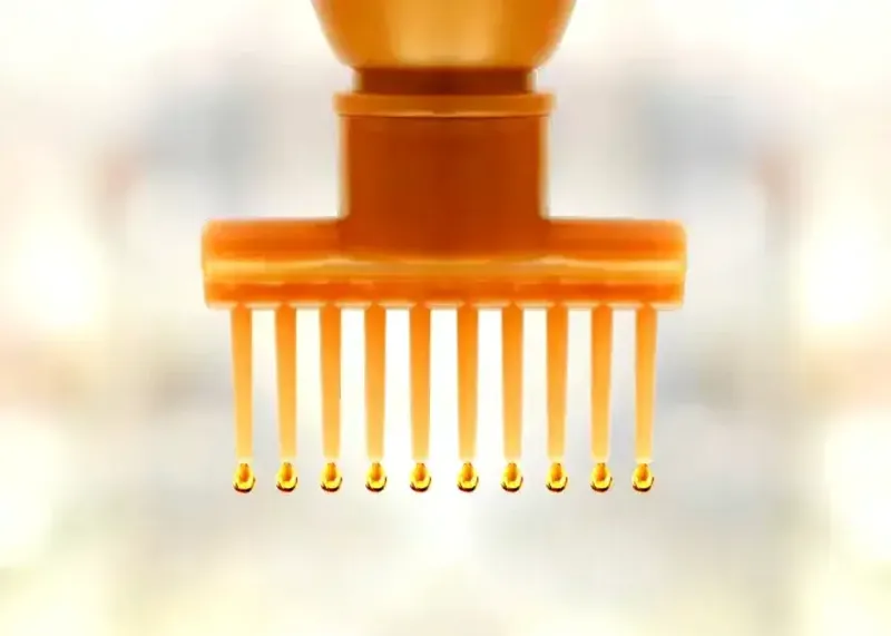 Hair Oil Applicator Comb Bottle 130ml - Image 3