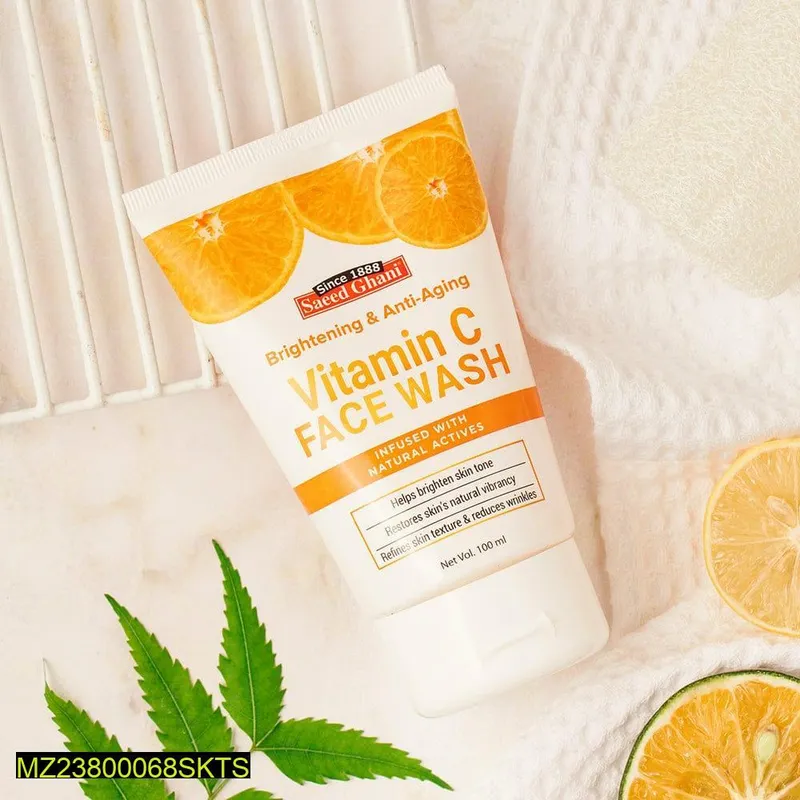 Vitamin C Face Wash 100ml Brightening Anti-Aging - Image 4