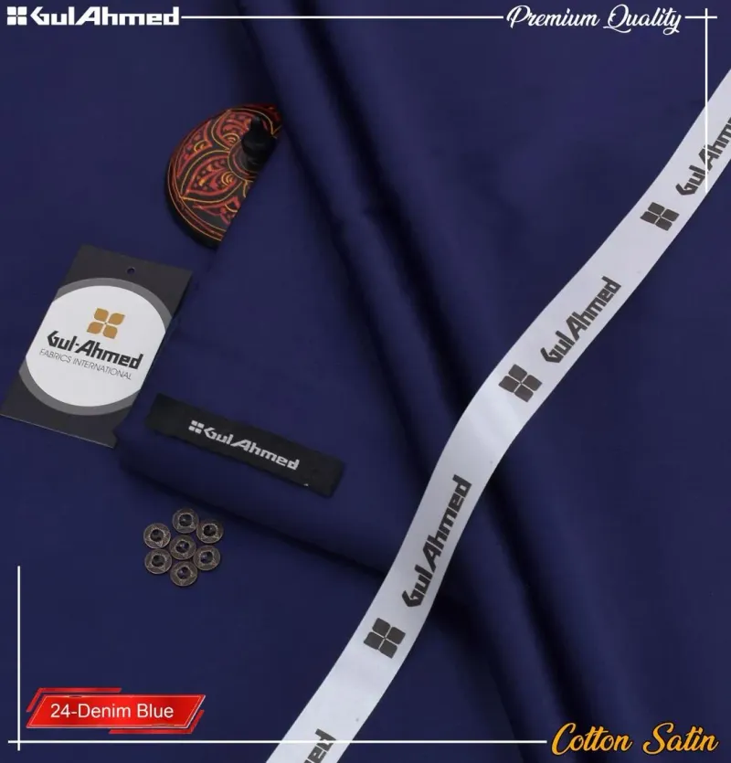 Men Cotton Sotton Plain Blue Suit Winter Pakistan