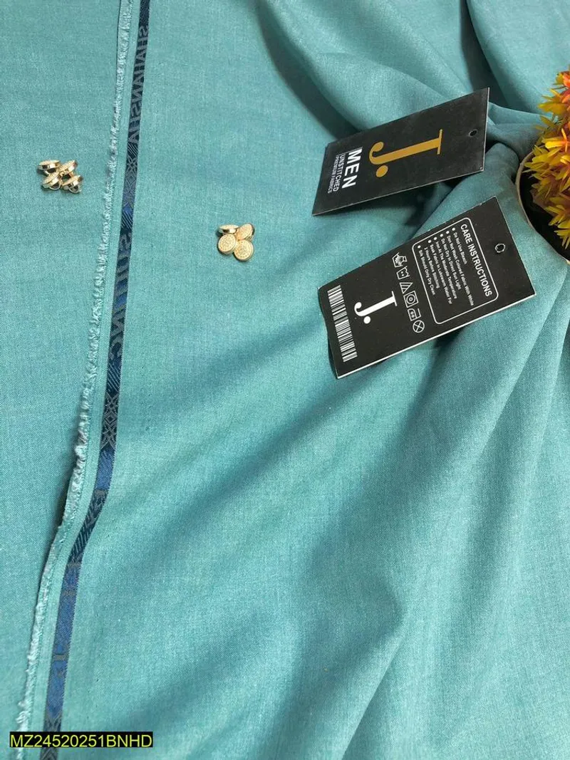 Men's Wash & Wear Plain Suit Summer Wear Pakistan - Image 4
