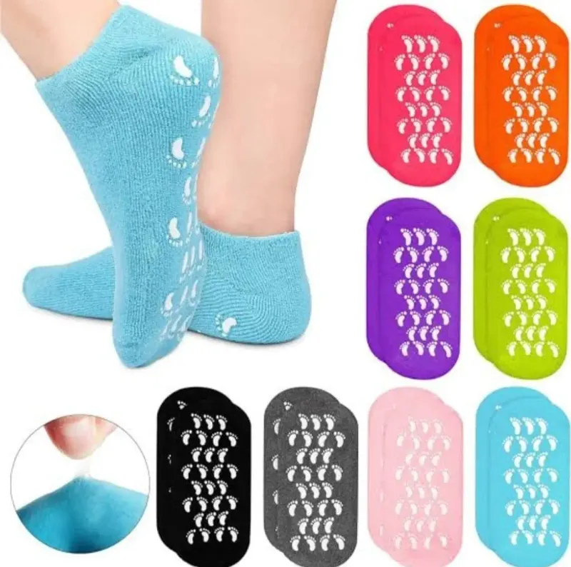 2Pcs Silicone Spa Gel Socks for Daily Foot Care - Image 6