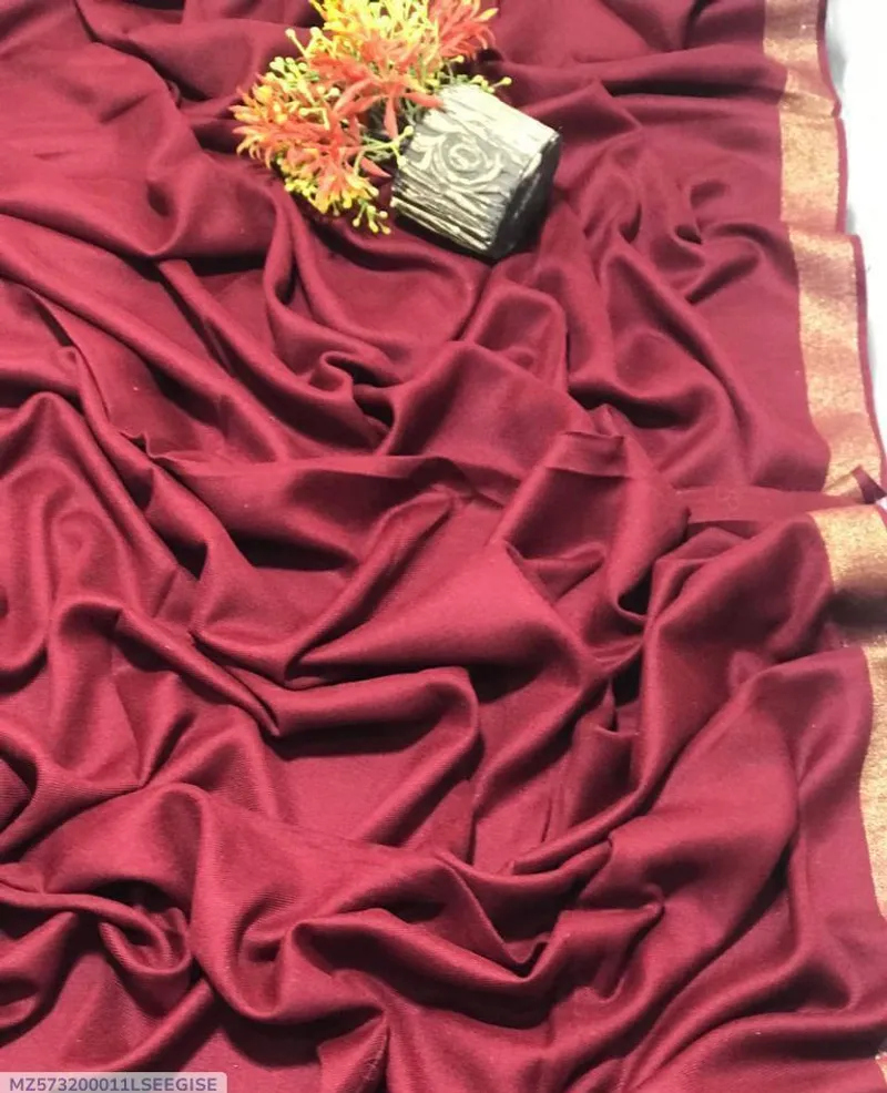 Maroon Swiss Lawn Shawl for Women Winter Formal Wear - Image 4
