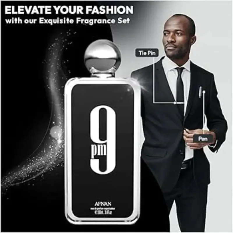 9 Pm Afnan Citrus Perfume 100Ml Men Black - Image 3