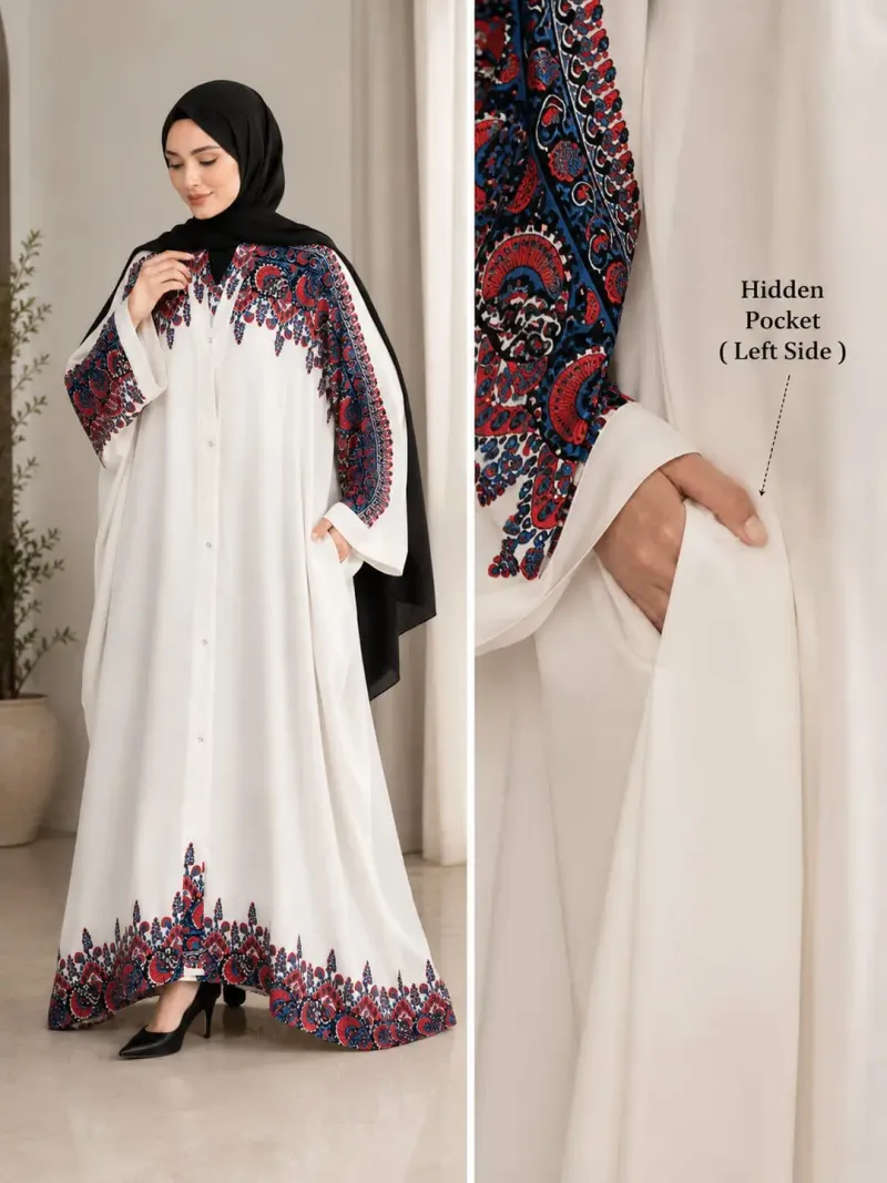 Georgette Printed Classic Abaya
