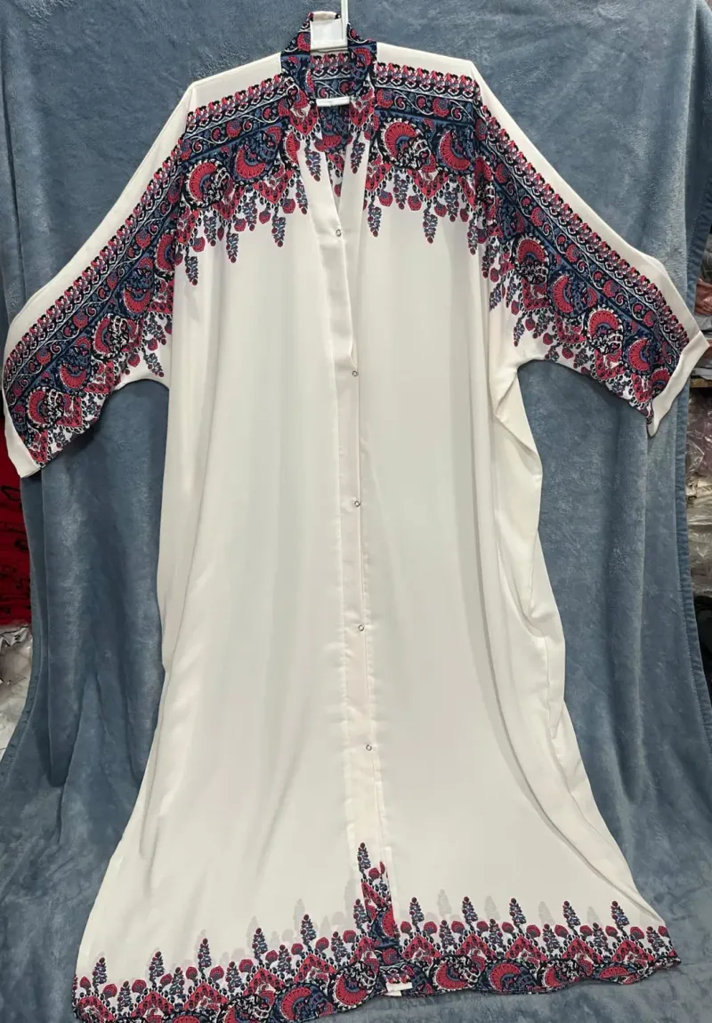 Georgette Printed Classic Abaya - Image 5