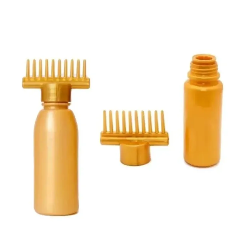 Golden Hair Oil Applicators Pack of 3 ABS Plastic - Image 9