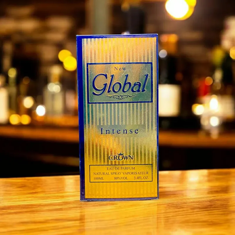 Global Intense Perfume for Men 24H Sweat Resistant Golden Bottle - Image 2