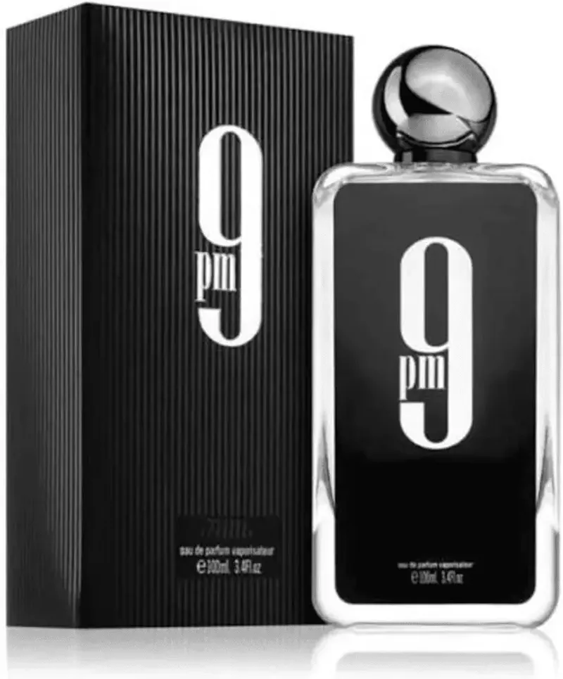 Afnan 9 PM Impression Eau De Parfum for Men - An Irresistible, Long-Lasting Evening Scent of Warm Vanilla, Spices, and Amber - The Ultimate Signature Fragrance for Nighttime Sophistication, Charisma, and Elegant Charm, Presented in a Sleek 100ml Bottle