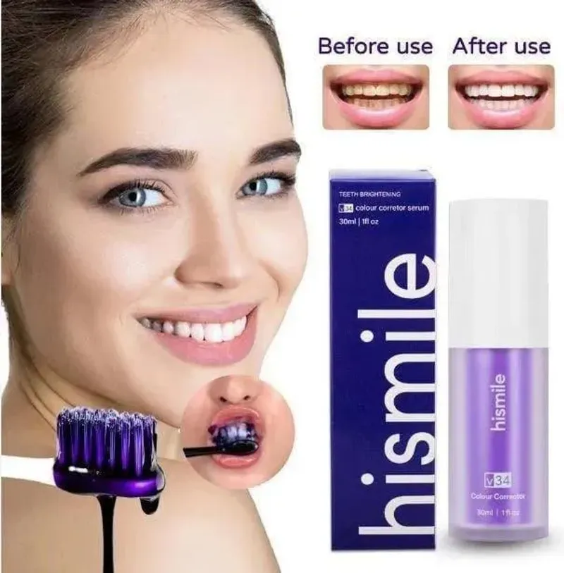 Teeth Whitening Serum V34 Purple 30ml - Image 3
