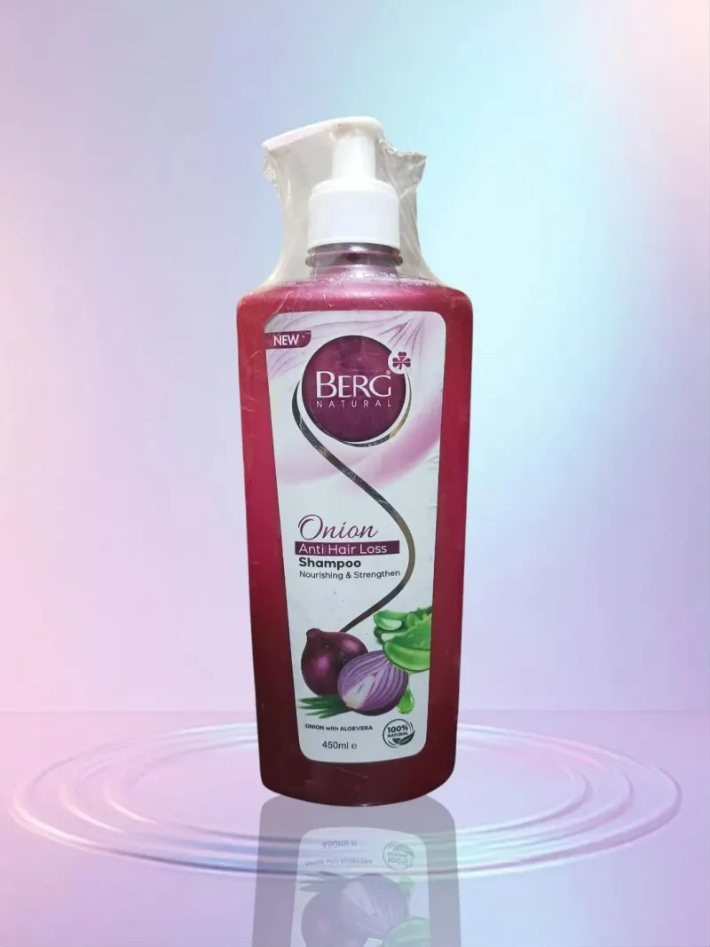 Berg Natural Onion Anti Hair Loss Shampoo 450ml - Image 2