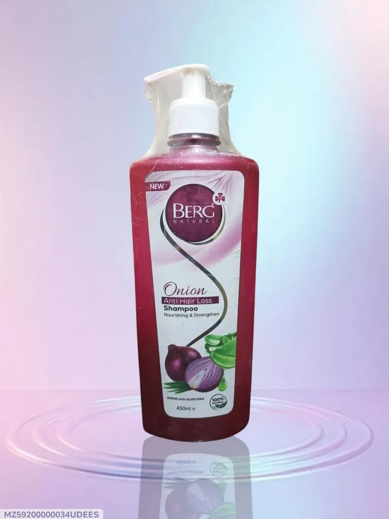 Berg Natural Onion Anti Hair Loss Shampoo 450ml - Image 5
