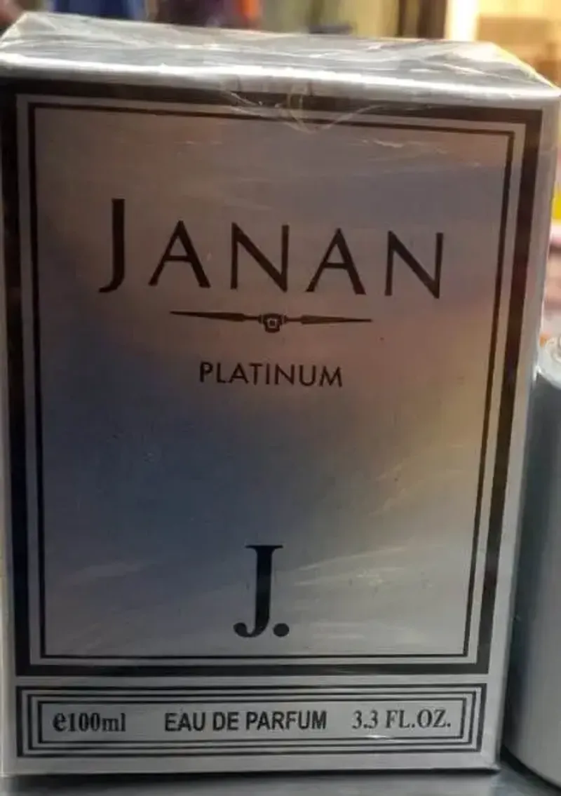 Janan Platinum by J. (100ml) Modern Citrus, Spicy & Incense Men's Perfume - Image 3