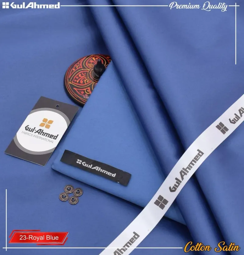 Men Cotton Sotton Plain Blue Suit Winter Pakistan - Image 2