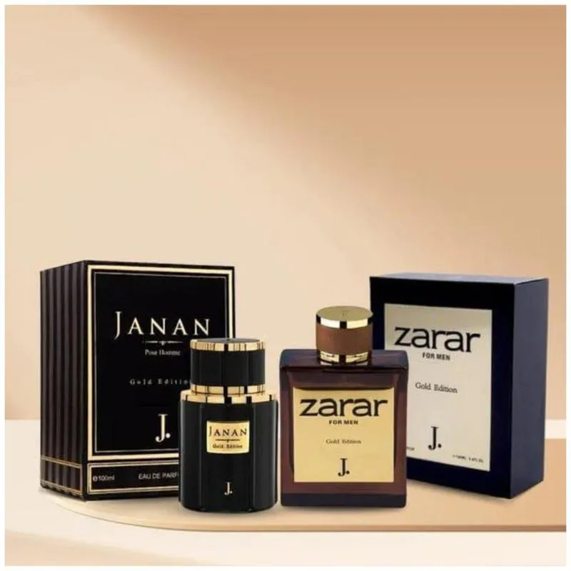 Janan & Zarar Fragrance Combo 100ml Black Gold