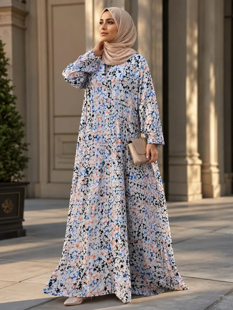 Georgette Printed Classic Abaya